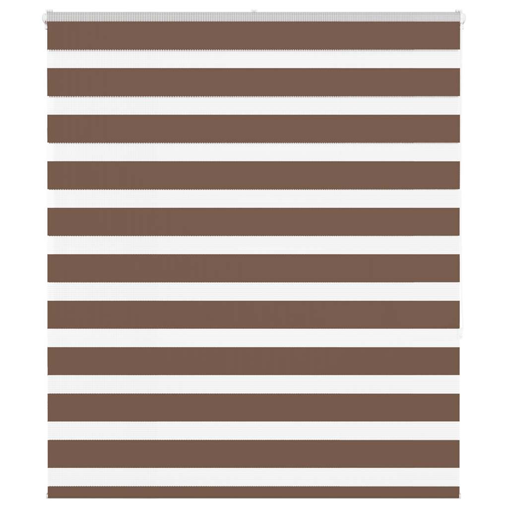 Zebra Roleta Šířka Látky 45,9 Cm Polyester Hnědá