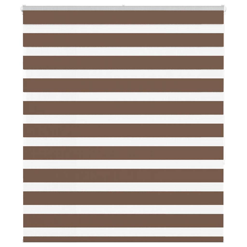 Zebra Roleta Šířka Látky 45,9 Cm Polyester Hnědá