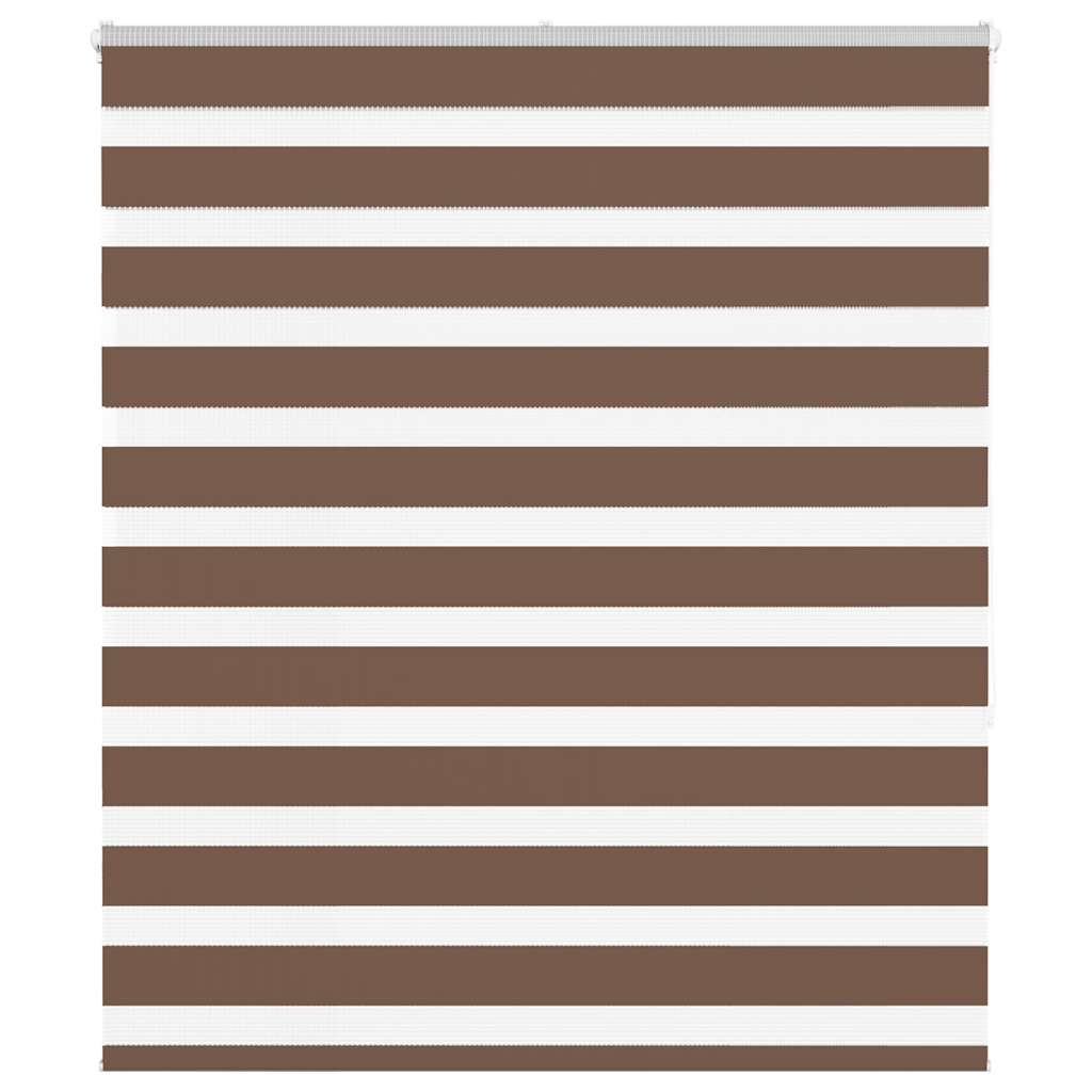 Zebra Roleta Šířka Látky 45,9 Cm Polyester Hnědá