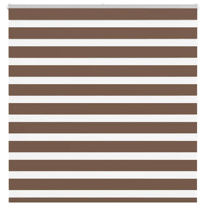 Zebra Roleta Šířka Látky 45,9 Cm Polyester Hnědá
