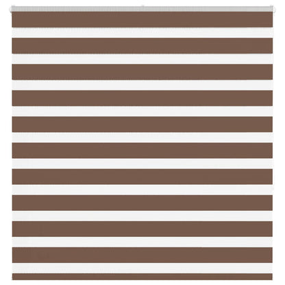 Zebra Roleta Šířka Látky 45,9 Cm Polyester Hnědá
