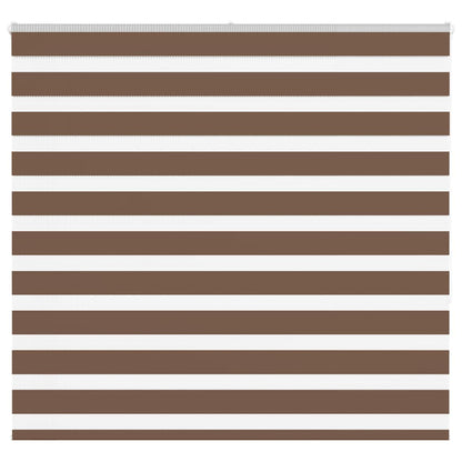 Zebra Roleta Šířka Látky 45,9 Cm Polyester Hnědá