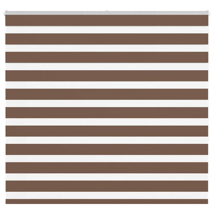 Zebra Roleta Šířka Látky 45,9 Cm Polyester Hnědá