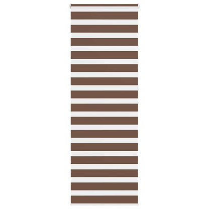 Zebra Roleta Šířka Látky 45,9 Cm Polyester Hnědá