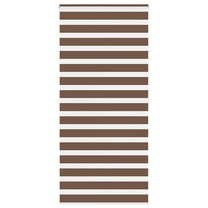 Zebra Roleta Šířka Látky 45,9 Cm Polyester Hnědá