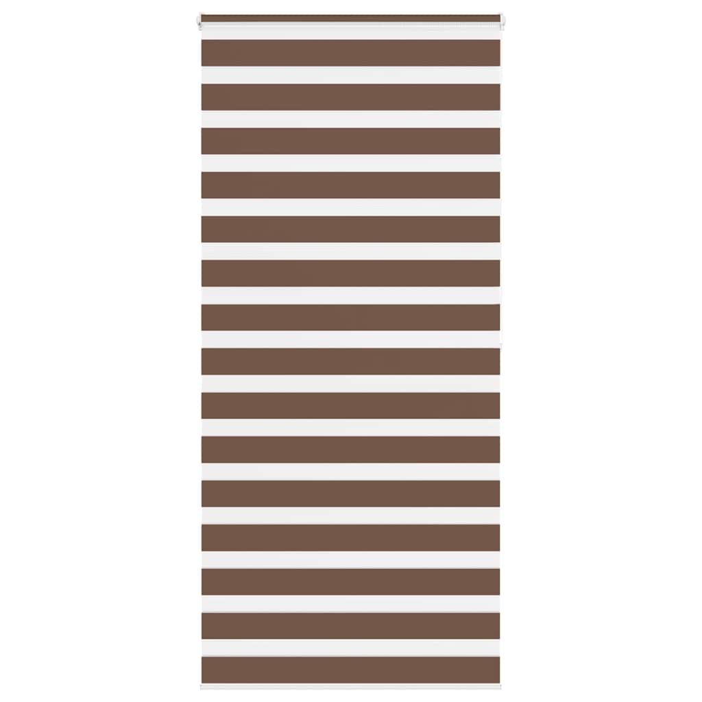 Zebra Roleta Šířka Látky 45,9 Cm Polyester Hnědá