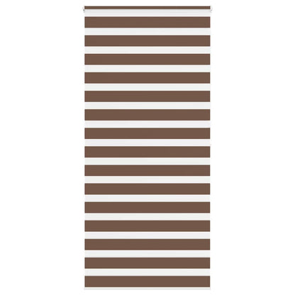 Zebra Roleta Šířka Látky 45,9 Cm Polyester Hnědá