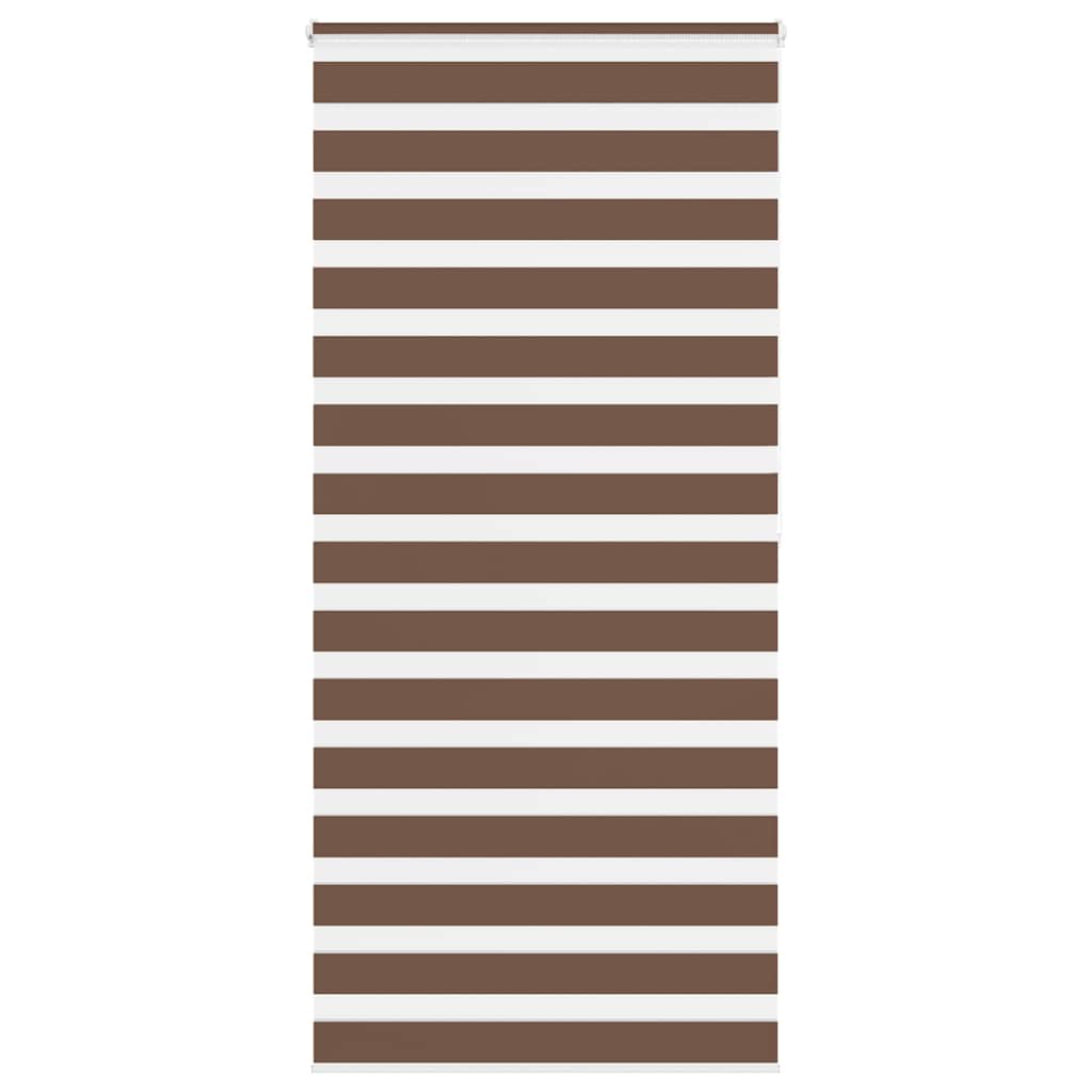 Zebra Roleta Šířka Látky 45,9 Cm Polyester Hnědá