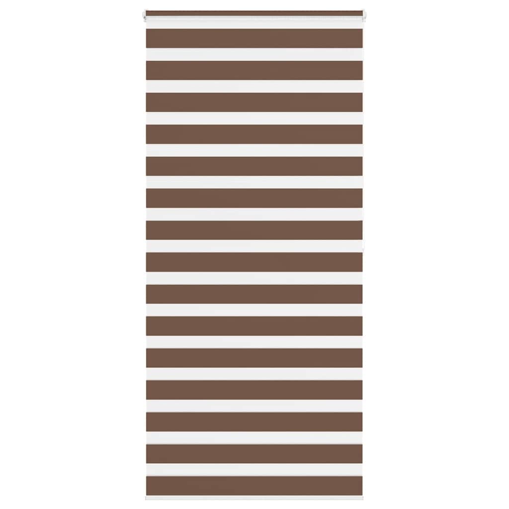 Zebra Roleta Šířka Látky 45,9 Cm Polyester Hnědá