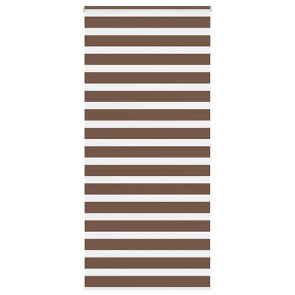Zebra Roleta Šířka Látky 45,9 Cm Polyester Hnědá
