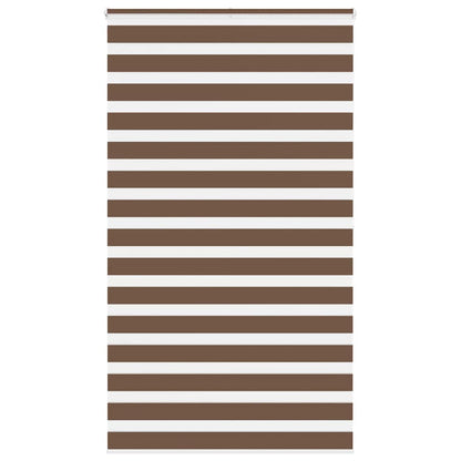 Zebra Roleta Šířka Látky 45,9 Cm Polyester Hnědá