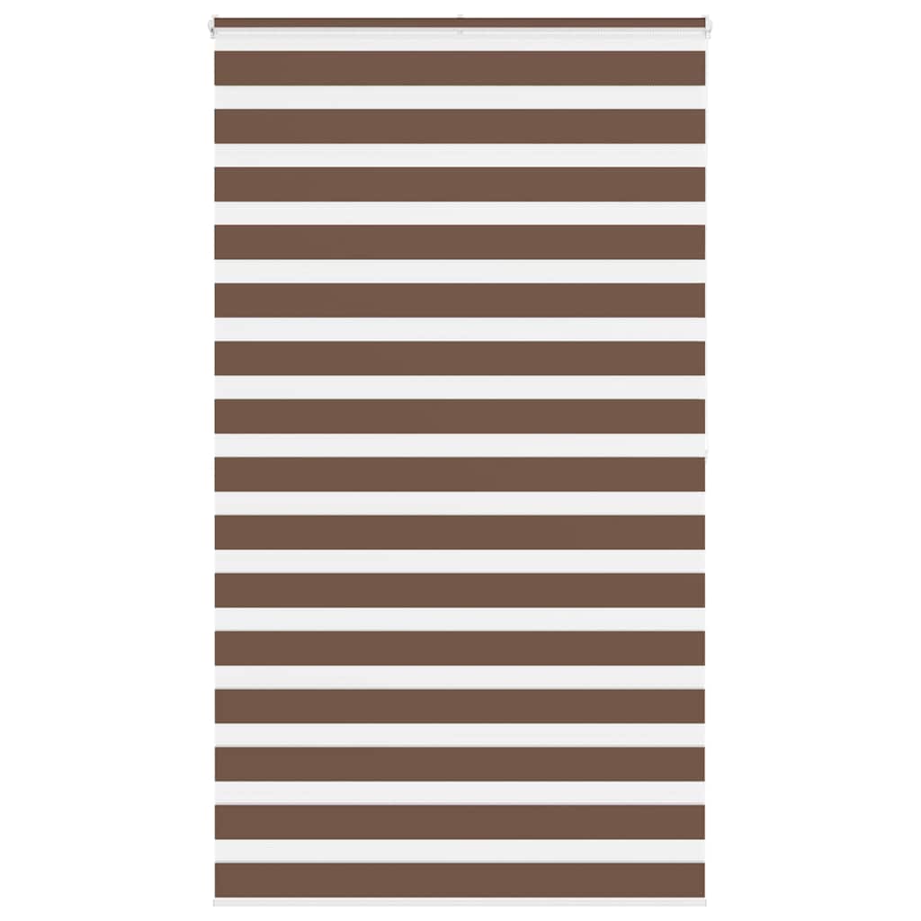 Zebra Roleta Šířka Látky 45,9 Cm Polyester Hnědá