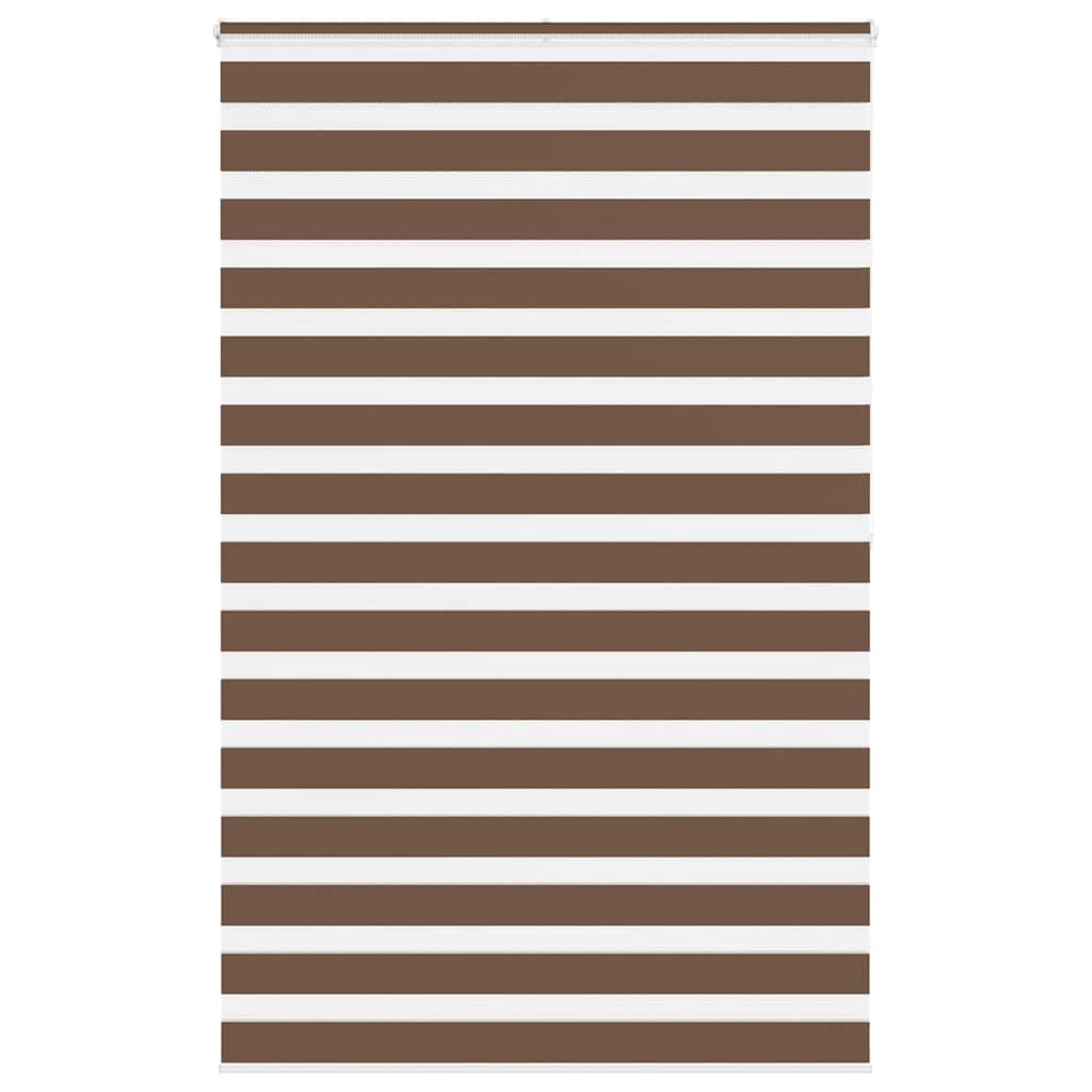 Zebra Roleta Šířka Látky 45,9 Cm Polyester Hnědá
