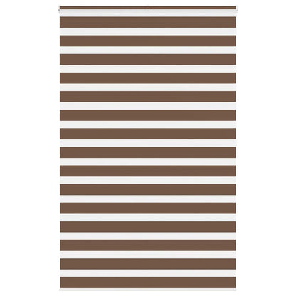 Zebra Roleta Šířka Látky 45,9 Cm Polyester Hnědá