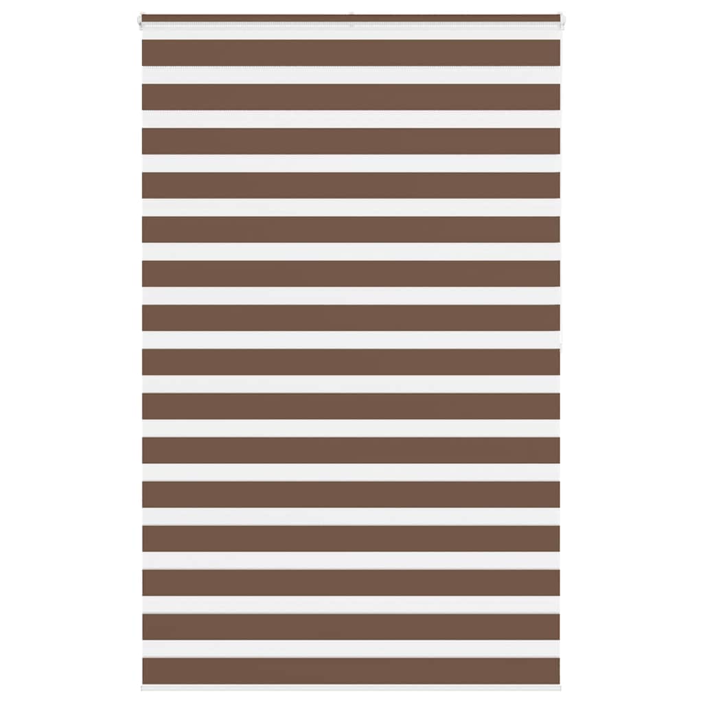 Zebra Roleta Šířka Látky 45,9 Cm Polyester Hnědá