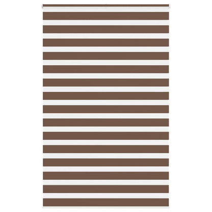 Zebra Roleta Šířka Látky 45,9 Cm Polyester Hnědá