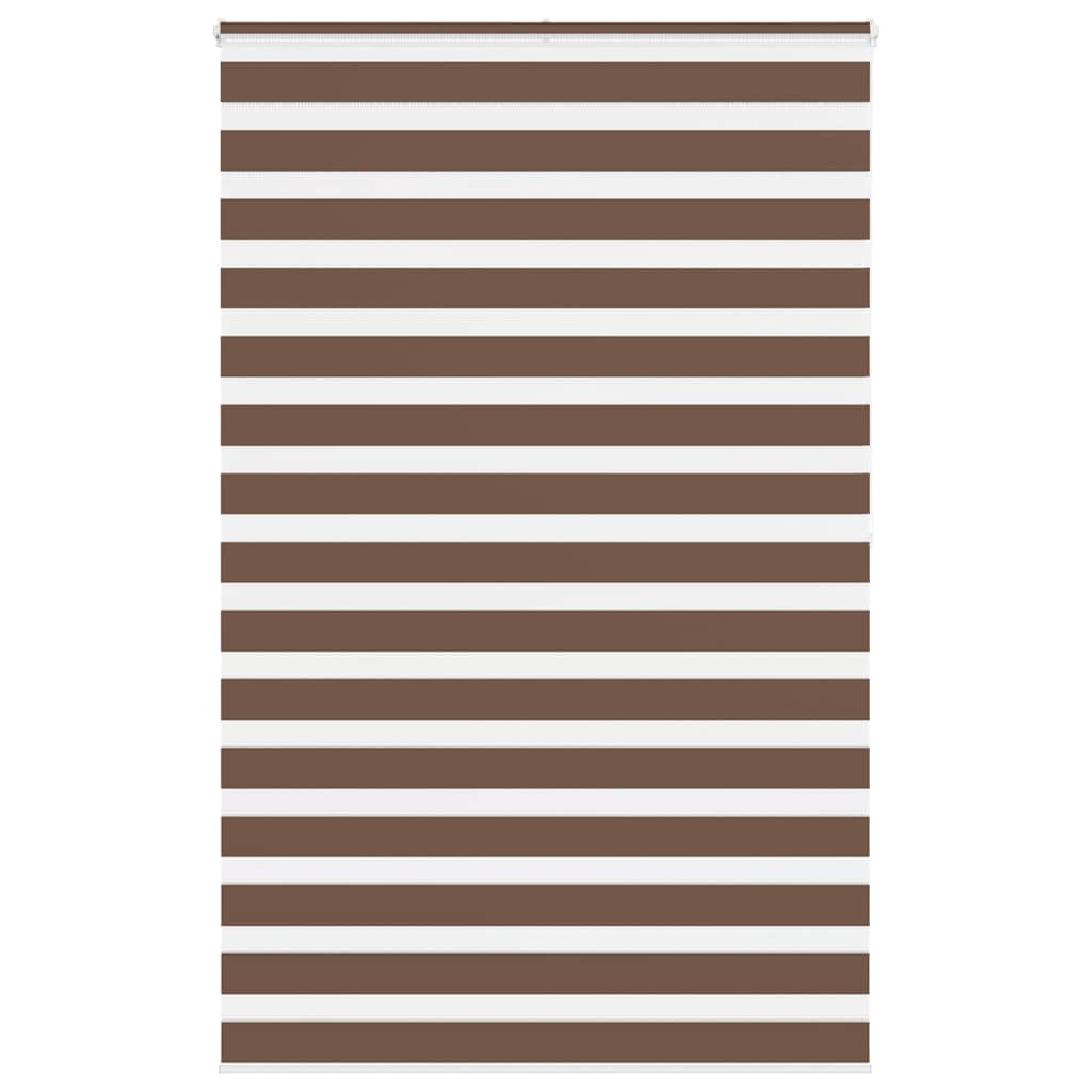 Zebra Roleta Šířka Látky 45,9 Cm Polyester Hnědá