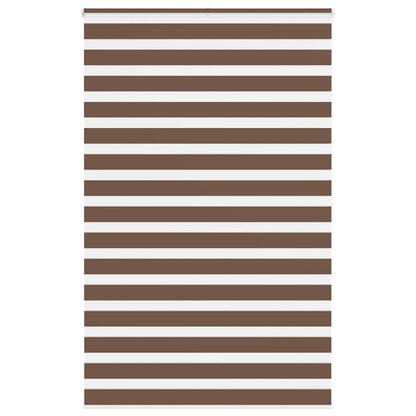 Zebra Roleta Šířka Látky 45,9 Cm Polyester Hnědá