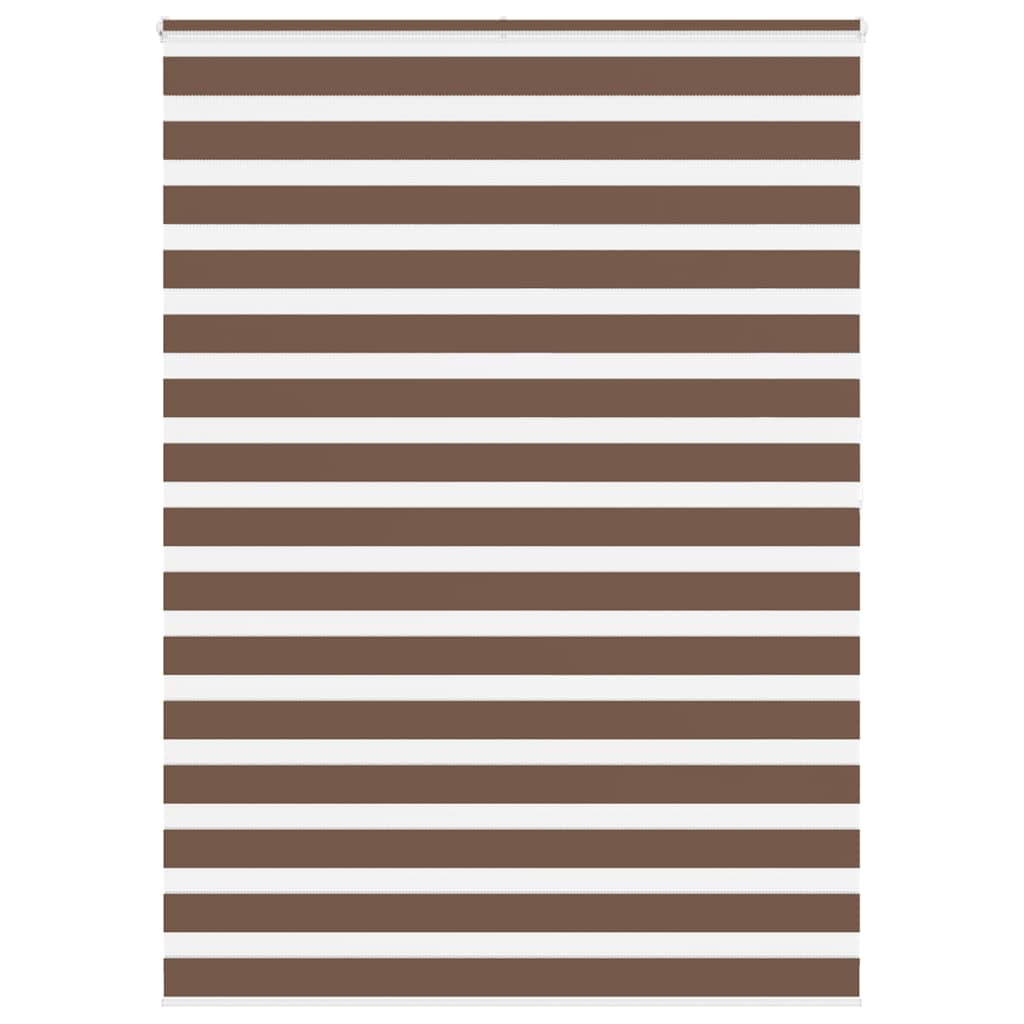 Zebra Roleta Šířka Látky 45,9 Cm Polyester Hnědá