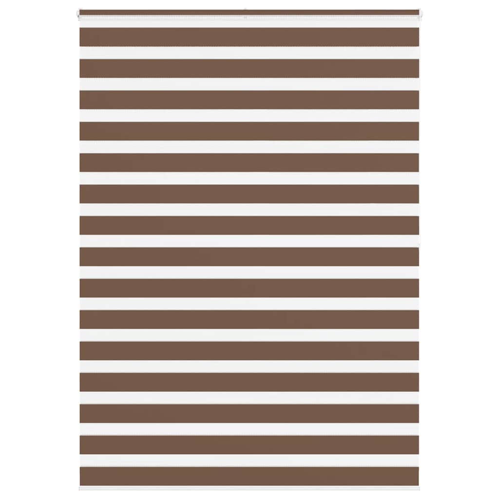 Zebra Roleta Šířka Látky 45,9 Cm Polyester Hnědá
