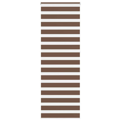 Zebra Roleta Šířka Látky 45,9 Cm Polyester Hnědá