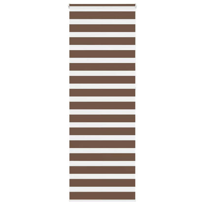 Zebra Roleta Šířka Látky 45,9 Cm Polyester Hnědá