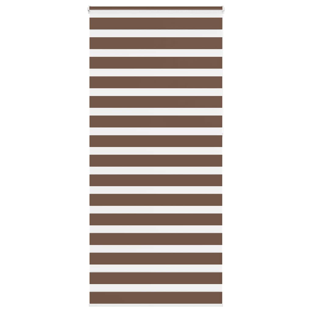 Zebra Roleta Šířka Látky 45,9 Cm Polyester Hnědá