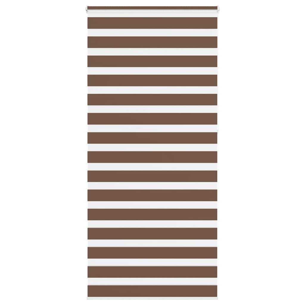 Zebra Roleta Šířka Látky 45,9 Cm Polyester Hnědá