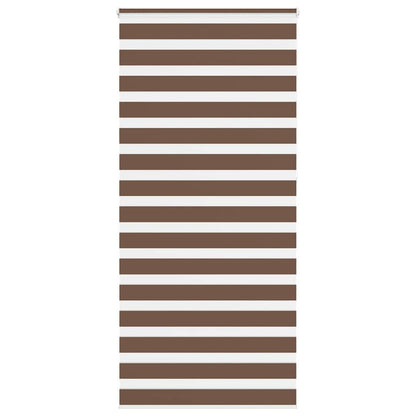 Zebra Roleta Šířka Látky 45,9 Cm Polyester Hnědá