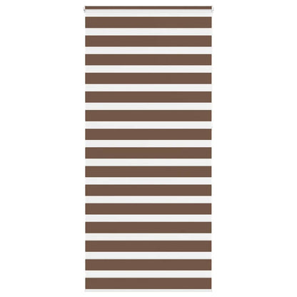 Zebra Roleta Šířka Látky 45,9 Cm Polyester Hnědá