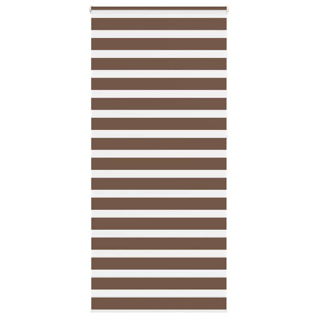 Zebra Roleta Šířka Látky 45,9 Cm Polyester Hnědá
