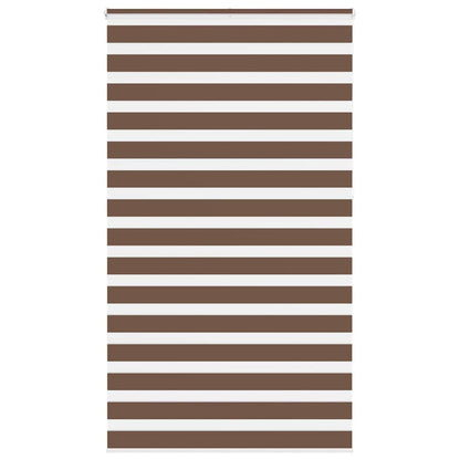 Zebra Roleta Šířka Látky 45,9 Cm Polyester Hnědá