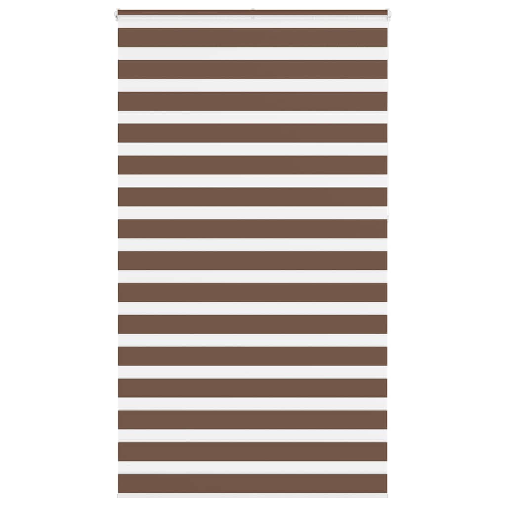 Zebra Roleta Šířka Látky 45,9 Cm Polyester Hnědá