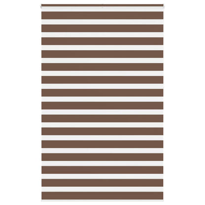 Zebra Roleta Šířka Látky 45,9 Cm Polyester Hnědá