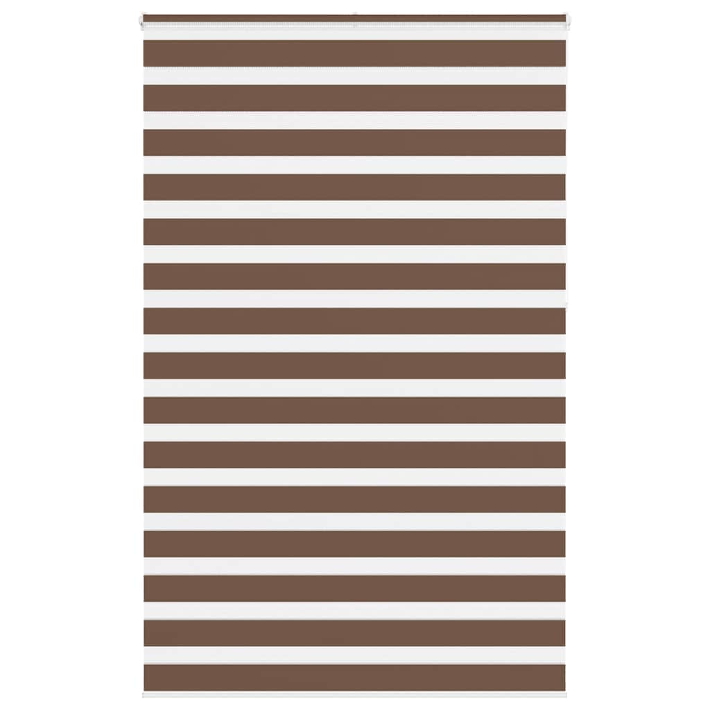 Zebra Roleta Šířka Látky 45,9 Cm Polyester Hnědá