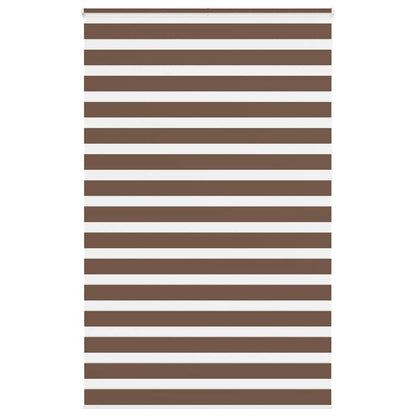 Zebra Roleta Šířka Látky 45,9 Cm Polyester Hnědá