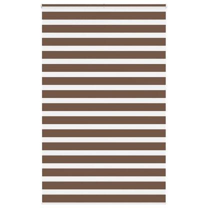 Zebra Roleta Šířka Látky 45,9 Cm Polyester Hnědá
