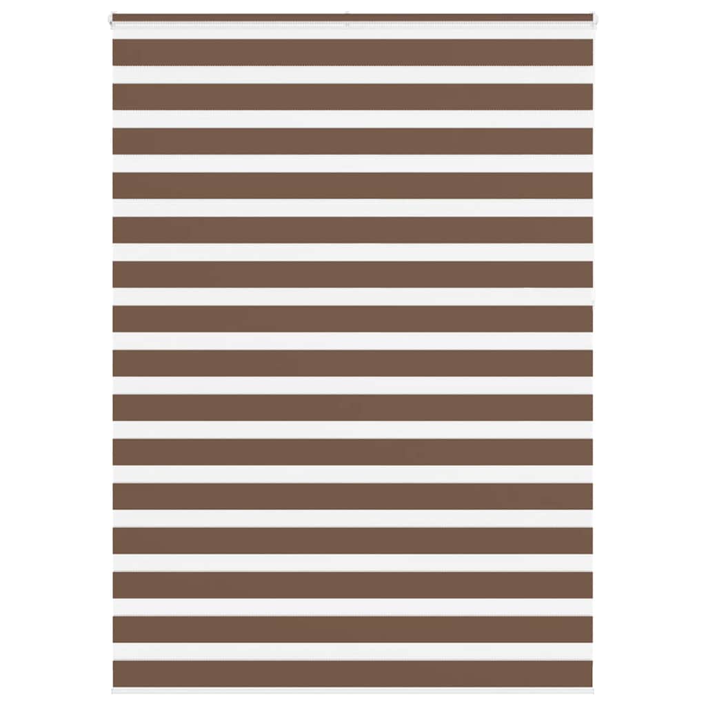 Zebra Roleta Šířka Látky 45,9 Cm Polyester Hnědá