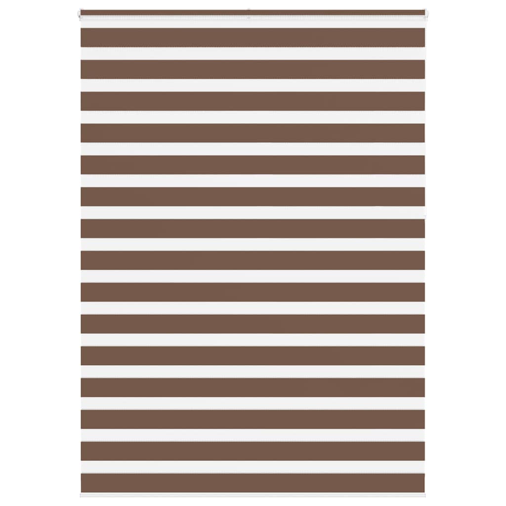 Zebra Roleta Šířka Látky 45,9 Cm Polyester Hnědá