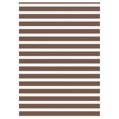Zebra Roleta Šířka Látky 45,9 Cm Polyester Hnědá