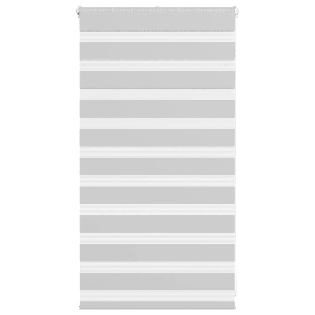 Zebra Roleta Šířka Látky 160,9 Cm Polyester Světle Šedá