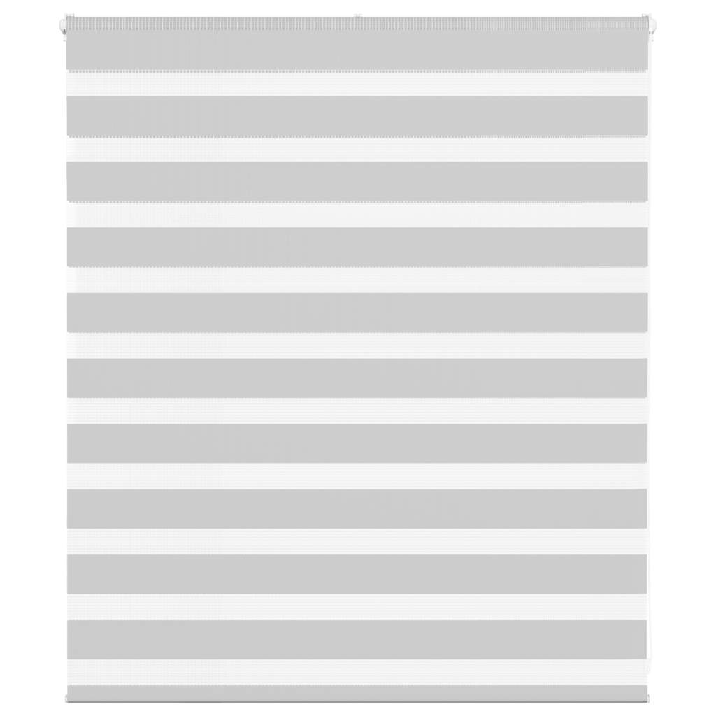 Zebra Roleta Šířka Látky 160,9 Cm Polyester Světle Šedá