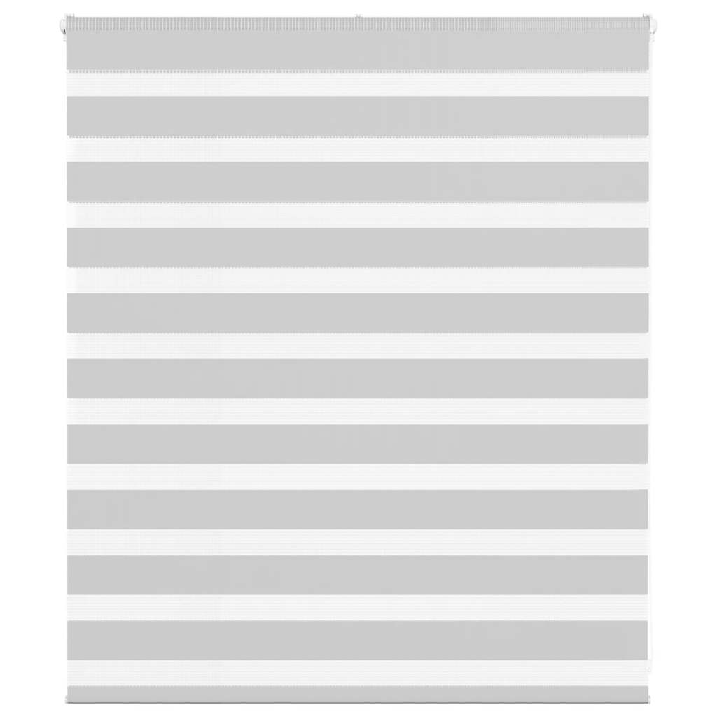 Zebra Roleta Šířka Látky 160,9 Cm Polyester Světle Šedá