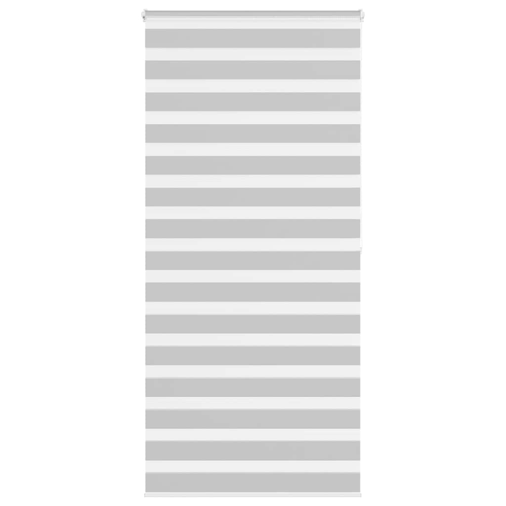 Zebra Roleta Šířka Látky 160,9 Cm Polyester Světle Šedá