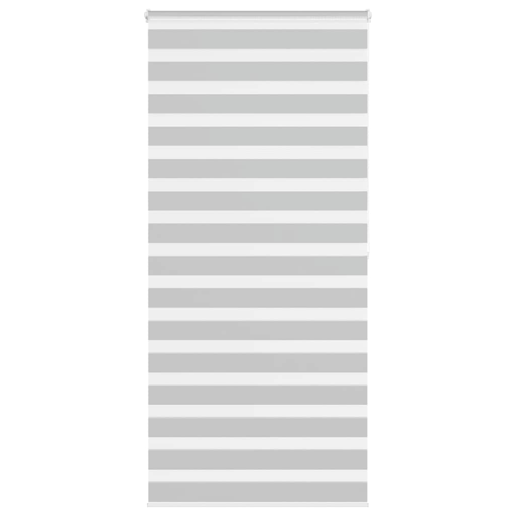 Zebra Roleta Šířka Látky 160,9 Cm Polyester Světle Šedá