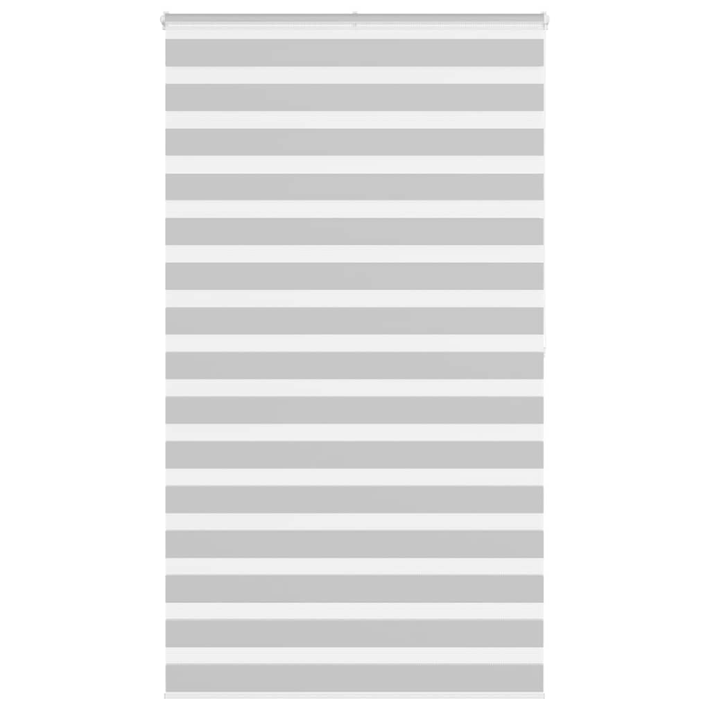 Zebra Roleta Šířka Látky 160,9 Cm Polyester Světle Šedá