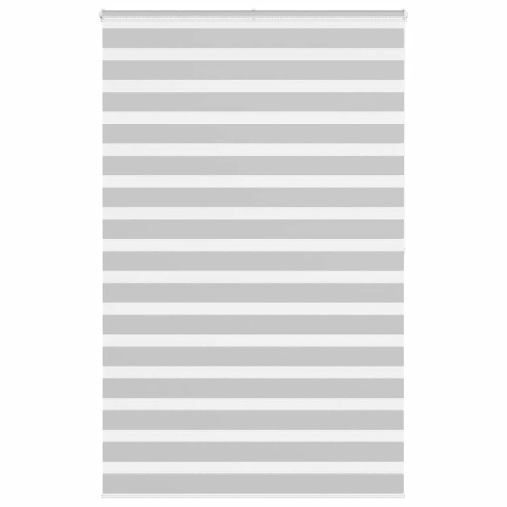 Zebra Roleta Šířka Látky 160,9 Cm Polyester Světle Šedá