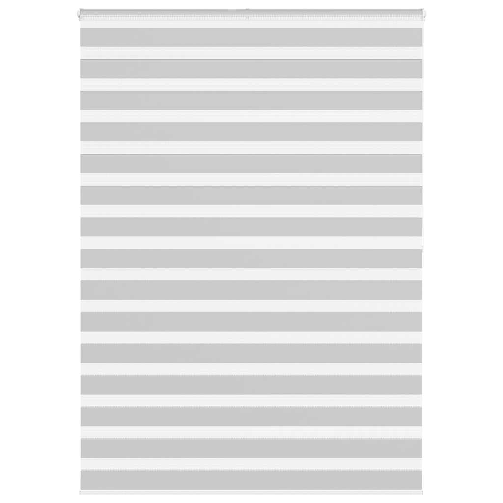 Zebra Roleta Šířka Látky 160,9 Cm Polyester Světle Šedá