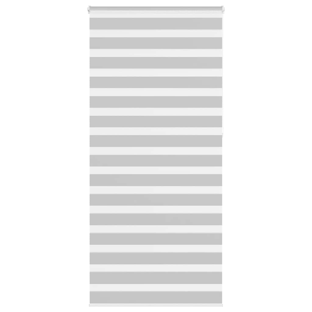 Zebra Roleta Šířka Látky 160,9 Cm Polyester Světle Šedá