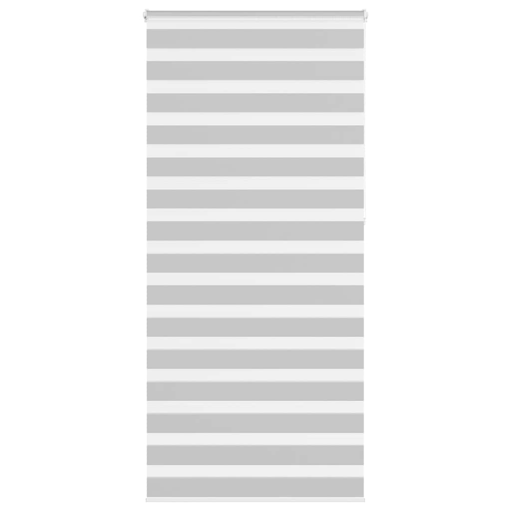 Zebra Roleta Šířka Látky 160,9 Cm Polyester Světle Šedá